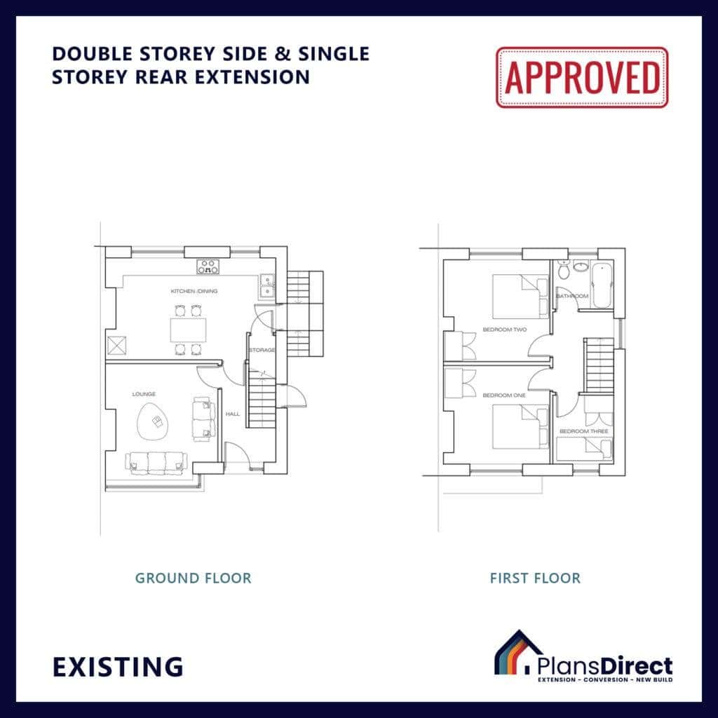 Full Planning & Building Control Package for Double Side & Single Storey Rear Extension