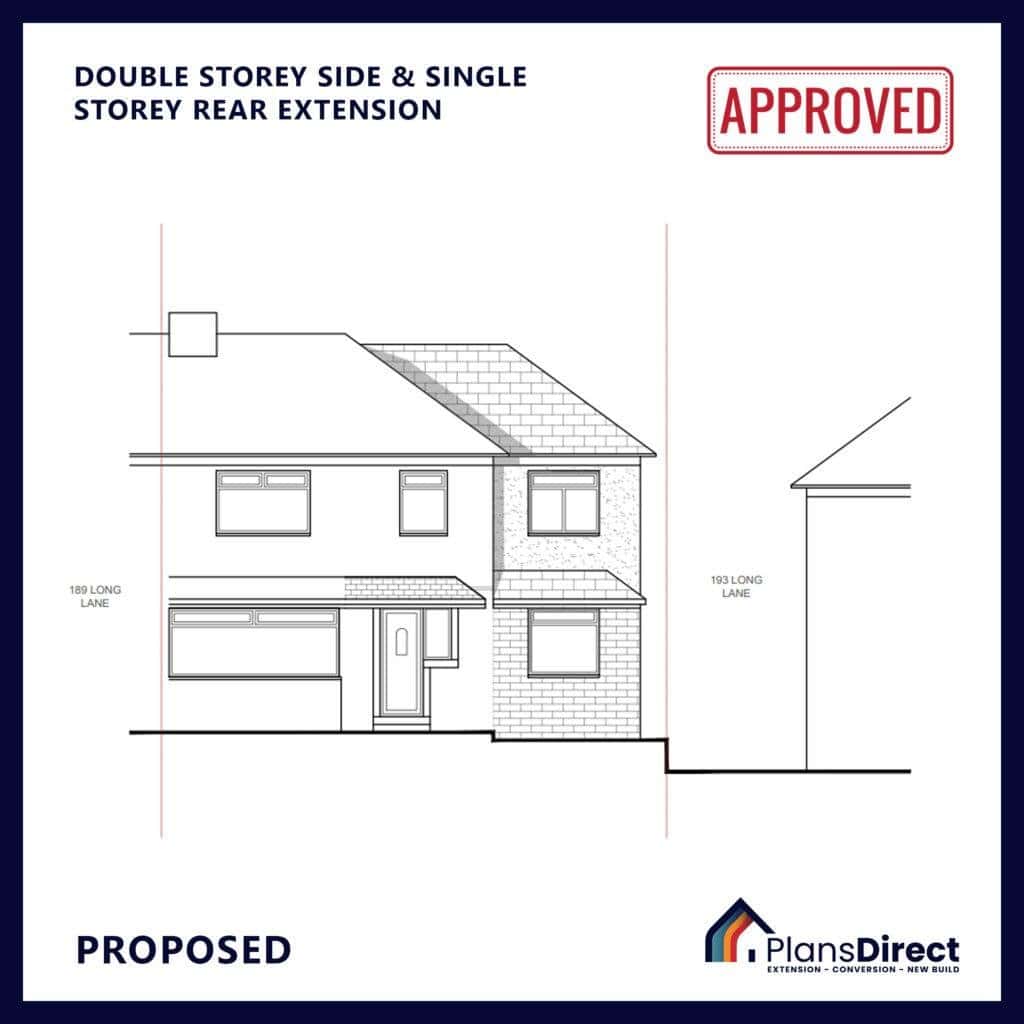 Full Planning & Building Control Package for Double Side & Single Storey Rear Extension
