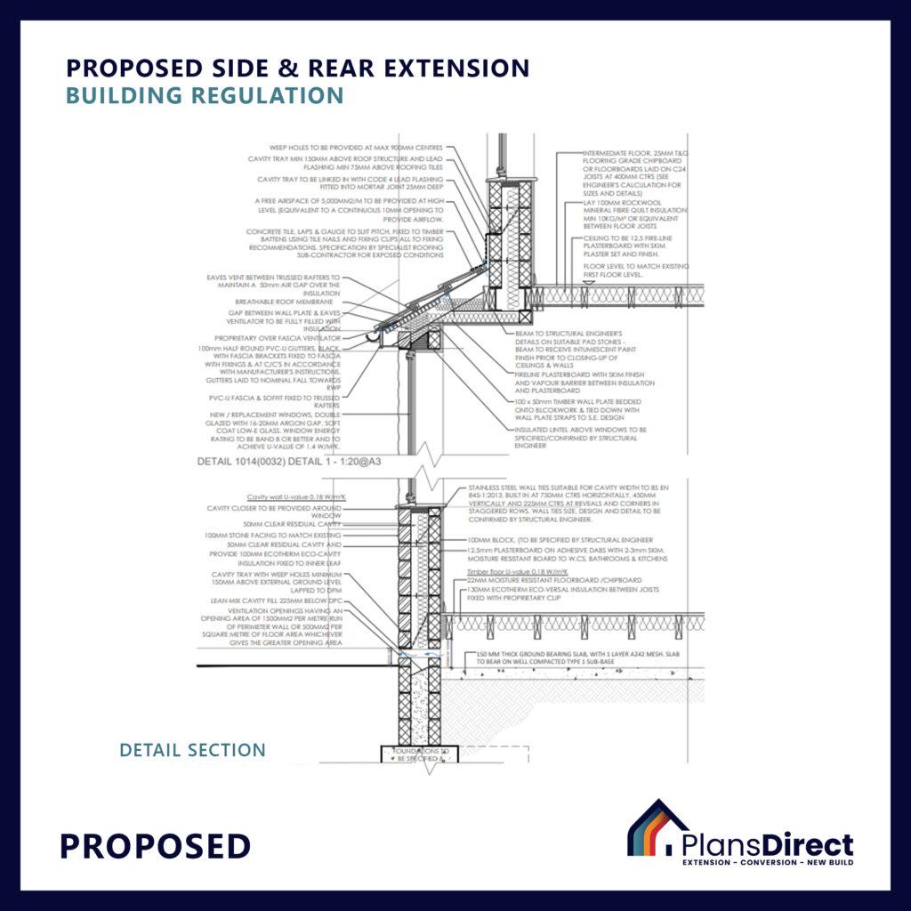 Full Planning & Building Control Package for Double Side & Single Storey Rear Extension