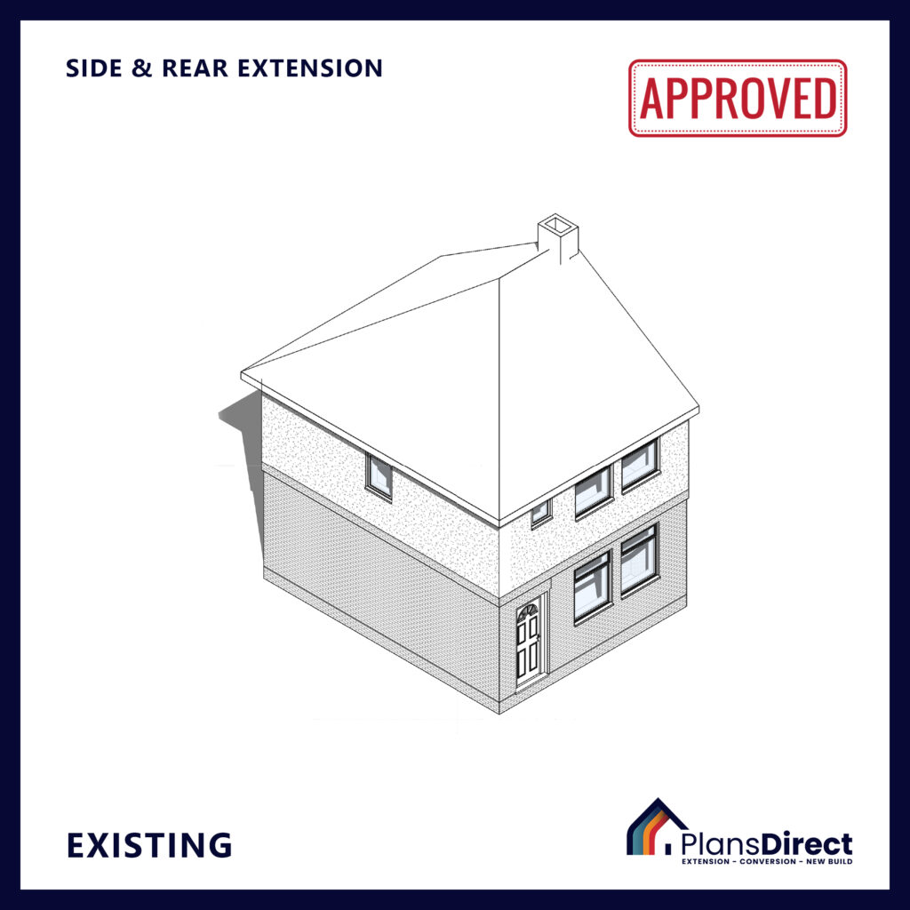 Double Stoery side extension