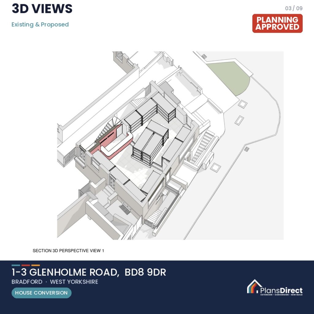 Commercial Conversion, 1-3 Glenholme Road, Bradford