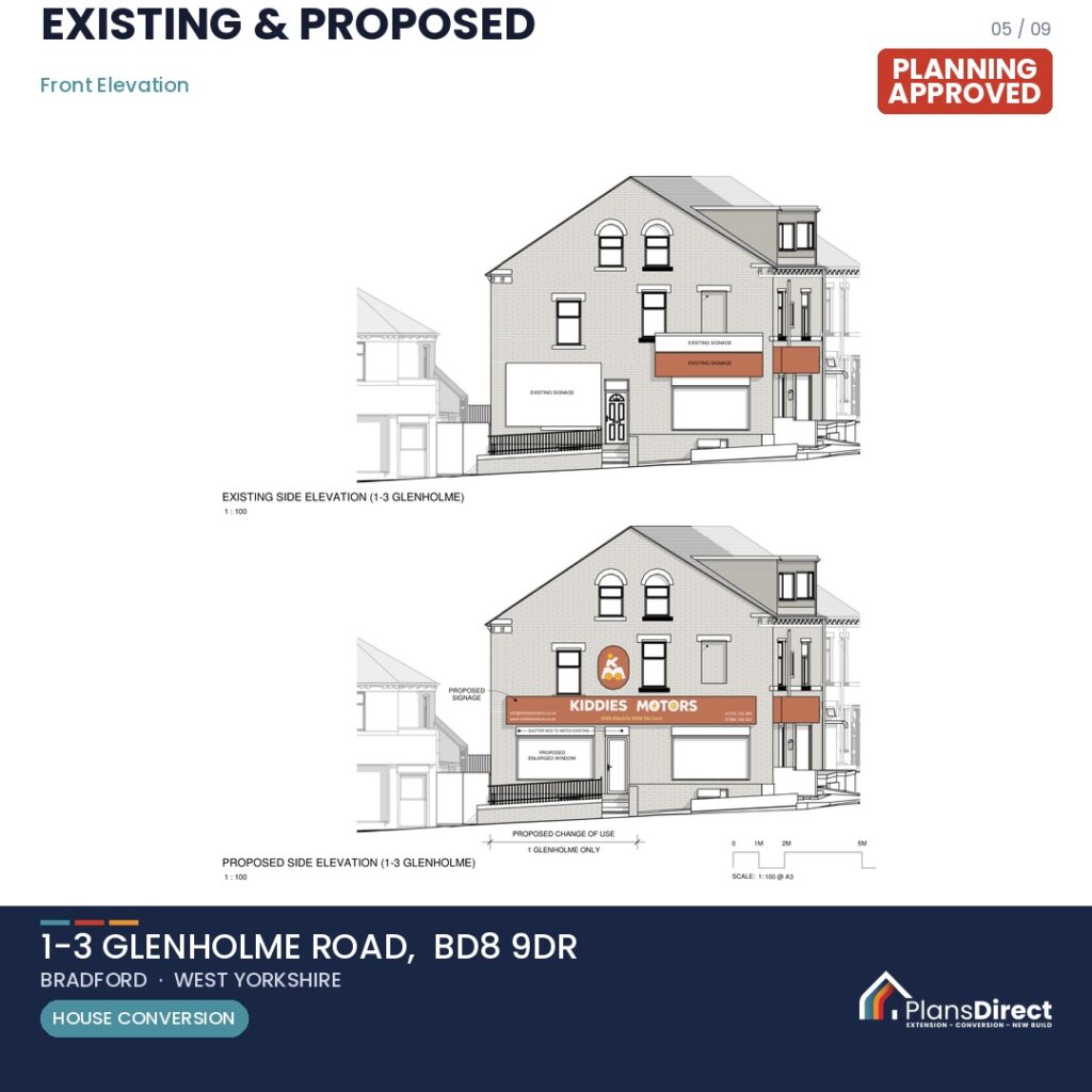 Commercial Conversion, 1-3 Glenholme Road, Bradford